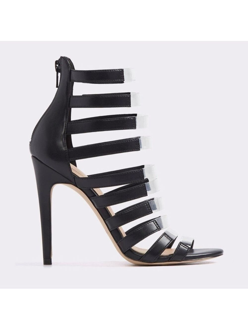 Aldo Daysie Strappy High Heel Black Sandals